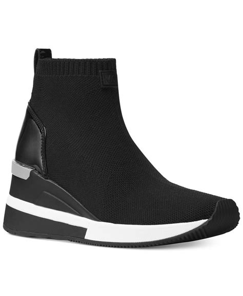 michael kors skyler bootie|Michael Kors wedge ankle boots.